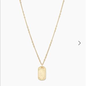 Gorjana Gold Griffin Dog Tag Necklace